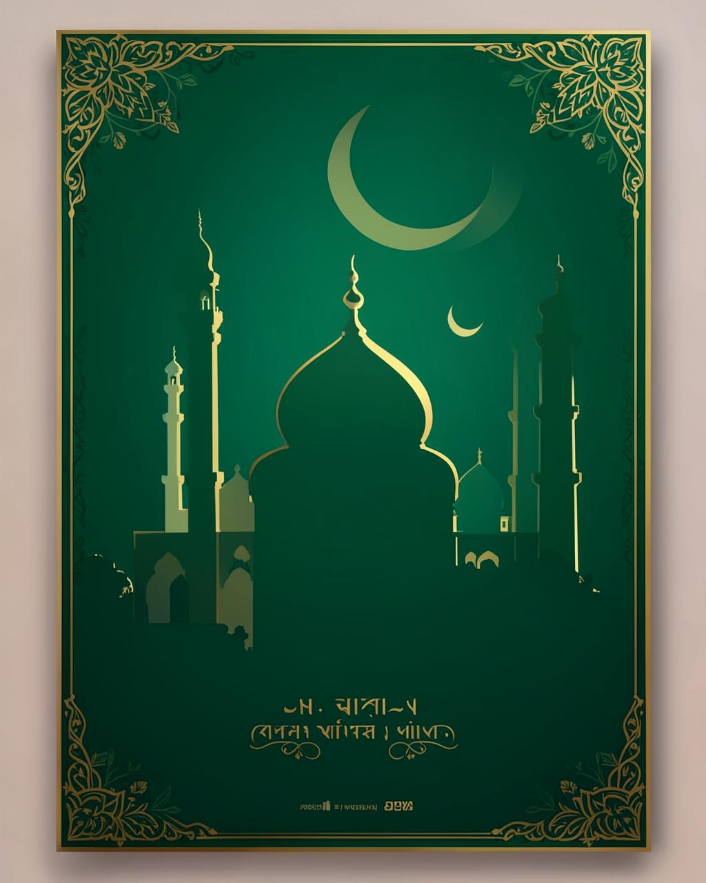 Emerald Eid Celebration template